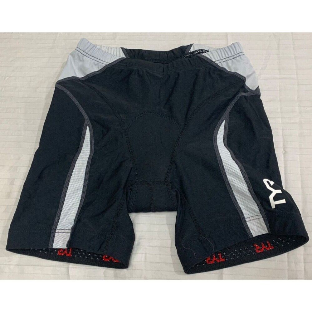 TYR WOMENS CYCLING PADDED SHORTS SIZE S